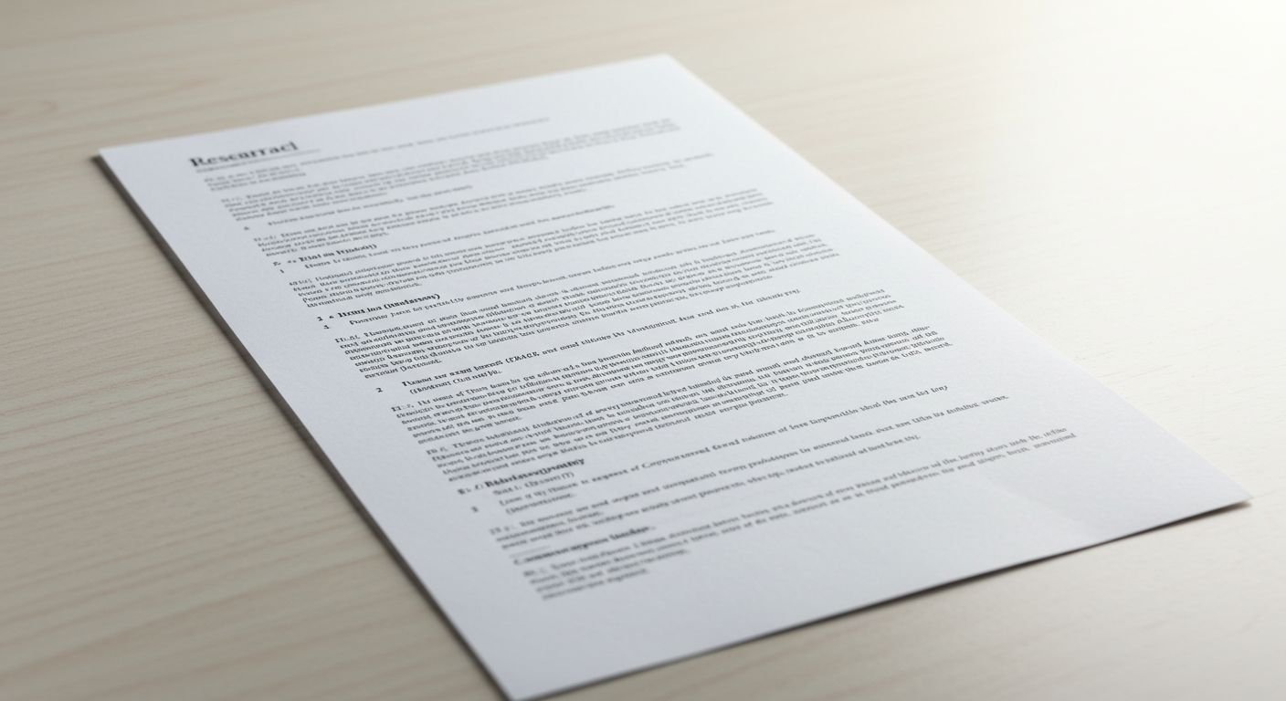 Research Paper vs. Abstracts vs. Conference
