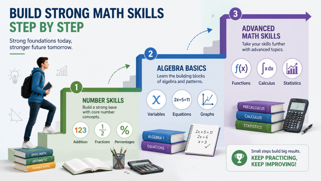 Math foundation skills students need to improve their abilities