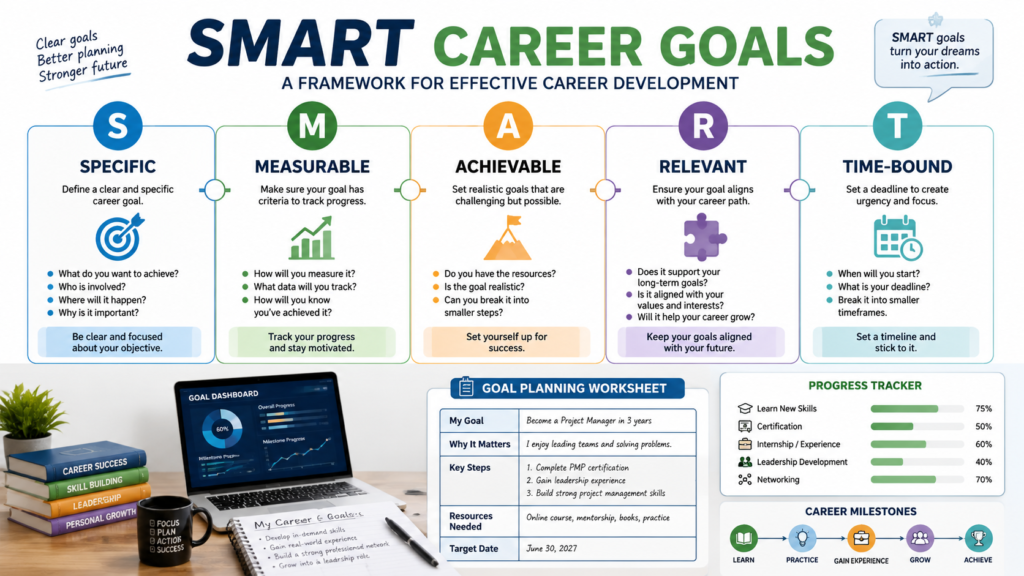 SMART career goals framework for effective goal planning
